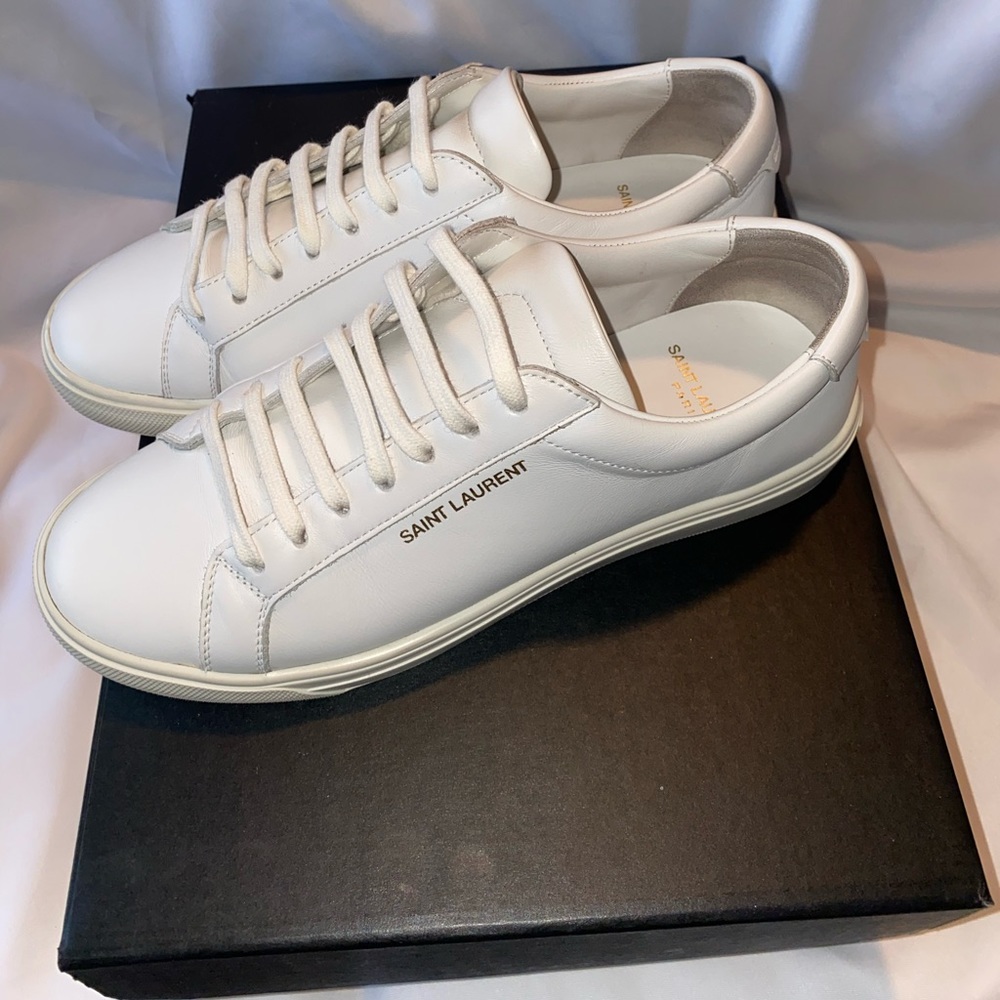 Saint Laurent Andy Logo Low-Top Sneakers 37